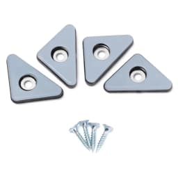 8pcs Slider Pad Easy Move Heavy Furniture Table Bases Protector Legs Anti-abrasion Floor Mat with Screws