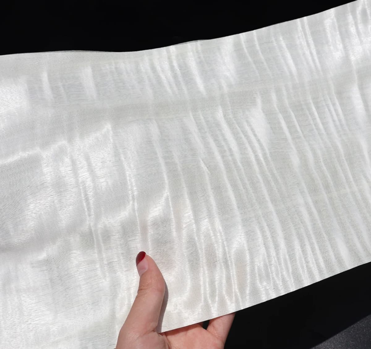 Length:2.5meters Width:150mm T:0.25mm Bleached shadow wood veneer Pure wood veneer speaker furniture decorative surface