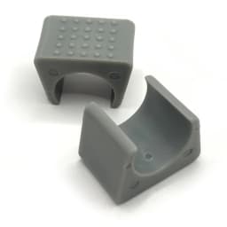 10Pcs 19mm Plastic Office Chair Leg Pads Covers U-type Tube Pipe Clamp Chair Leg Tip Protectors Feet Wrap Pads Floor Protection