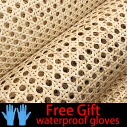30-55CM Wide Natural Rattan Cane Webbing Sheets Real Indonesia Rattan Roll Wall Decor Furniture DIY Repair Furniture Material
