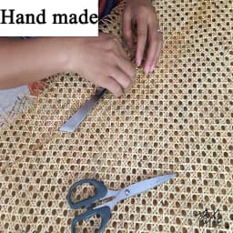 30-55CM Wide Natural Rattan Cane Webbing Sheets Real Indonesia Rattan Roll Wall Decor Furniture DIY Repair Furniture Material