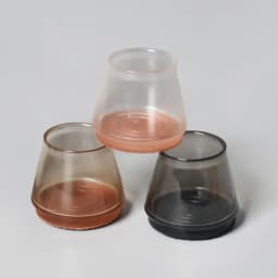 8pcs Silicone Chair Feet Cover TPR Non-Slip Round Chair Leg Caps with Felt Rubber Chair Feet Pads Feet Cap Bottom