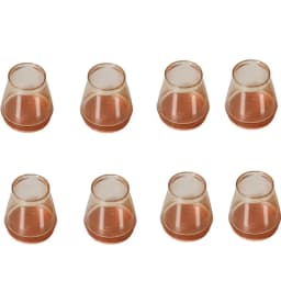 8pcs Silicone Chair Feet Cover TPR Non-Slip Round Chair Leg Caps with Felt Rubber Chair Feet Pads Feet Cap Bottom