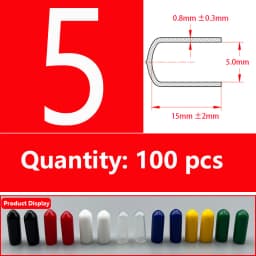 Rubber Cap Sleeve Soft Elasticity Silicone Protective Cover Sealing Plug Thread Protection Sleeve Black Red White Blue 1.5-24mm