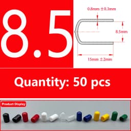 Rubber Cap Sleeve Soft Elasticity Silicone Protective Cover Sealing Plug Thread Protection Sleeve Black Red White Blue 1.5-24mm