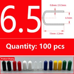 Rubber Cap Sleeve Soft Elasticity Silicone Protective Cover Sealing Plug Thread Protection Sleeve Black Red White Blue 1.5-24mm