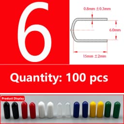 Rubber Cap Sleeve Soft Elasticity Silicone Protective Cover Sealing Plug Thread Protection Sleeve Black Red White Blue 1.5-24mm