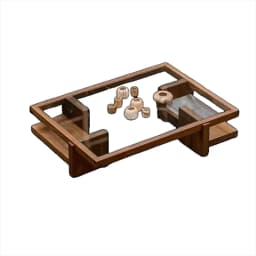 Chinese Vintage Coffee Table Glass Minimalist Rustic Living Room Coffee Table Premium Trendy Mueble Salón Living Room Furniture