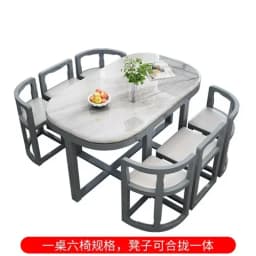 For Wooden Modern Dining Room 6 Chairs Eclectic Large Kitchen Console Table Chairs Chinese Mesas De Comedor Kitchen Furniture