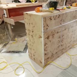 Natural Mappa Burl Wood Veneer Furniture Audio Background Wall Mobile Phone Solid Wood Decorative Veneer