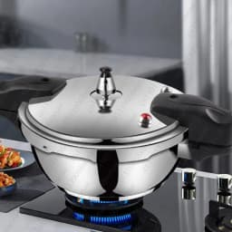 304 Stainless Steel Pressure Cooker, Universal Small Pressure Cooker for Gas Induction Cookers