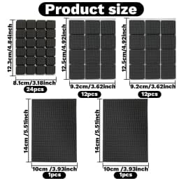 Self Adhesive Furniture Leg Feet Protector Pad Chair Leg Pad Anti-Skid Scratch Resistant Furniture Feet Floor Protector Pads DIY