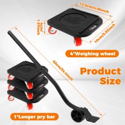 600KG Heavy Duty Furniture Lifter Transport Mover Sliders Furniture Roller Furniture Dolly Labor-Saving Furniture Mover Tools