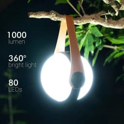 BAAU Portable Ball Camping Lantern Bracket Rechargeable Hanging Tent Light Outdoor Flashlight Waterproof Emergency Lamp