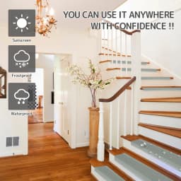 1 Roll 2m/78.74in Stair Edge Protector Non-slip Stair Nose Edging Self-Adhesive PVC Stair Edge Trim L-Shape Waterproof Step Edge