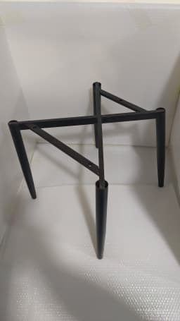 Heavy Duty Chair Legs Industrial Wrought Iron Stool Replacement Legs Square Support Base for Chair Support Frame Accessories