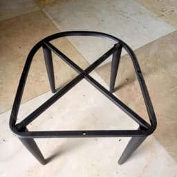 Heavy Duty Chair Legs Industrial Wrought Iron Stool Replacement Legs Square Support Base for Chair Support Frame Accessories