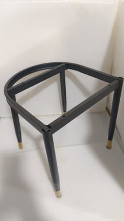 Heavy Duty Chair Legs Industrial Wrought Iron Stool Replacement Legs Square Support Base for Chair Support Frame Accessories
