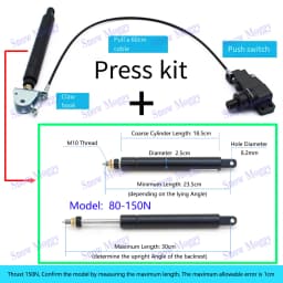 Gas Spring Press Kit Generic Reclining Gas Strut for Lifting Swivel Chair Barber Hairdressing Chair Gas Support Office