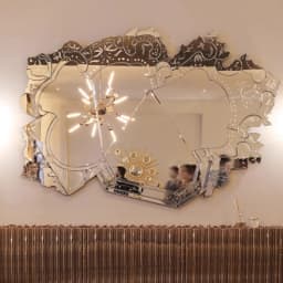 European Dressing Mirror Minimalist Hanging Funky Abnormity Design Mirror Irregular High End Design Spiegel Wand Home Products