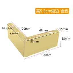 4pcs Metal Furniture Feet Hardware Feet Support Feet TV Cabinet Feet Kitchen Cabinet Feet Bedside Table Feet Coffee Table Feet