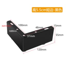 4pcs Metal Furniture Feet Hardware Feet Support Feet TV Cabinet Feet Kitchen Cabinet Feet Bedside Table Feet Coffee Table Feet
