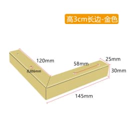 4pcs Metal Furniture Feet Hardware Feet Support Feet TV Cabinet Feet Kitchen Cabinet Feet Bedside Table Feet Coffee Table Feet
