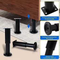 1PCS Plinth Feet Kitchen Cabinet Leg Stainless Steel Adjustable for Home DIY Projects Couch Sofa Cabinet Nightstand TV Stand