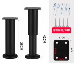 1PCS Plinth Feet Kitchen Cabinet Leg Stainless Steel Adjustable for Home DIY Projects Couch Sofa Cabinet Nightstand TV Stand