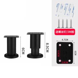 1PCS Plinth Feet Kitchen Cabinet Leg Stainless Steel Adjustable for Home DIY Projects Couch Sofa Cabinet Nightstand TV Stand