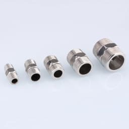 1-10pcs Nipple Connector 1/8"1/4"3/8" 1/2" 3/4"1" Stainless Steel Double Male Thread Equal/Reducing Connector Length 30-100mm