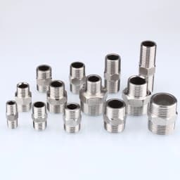 1-10pcs Nipple Connector 1/8"1/4"3/8" 1/2" 3/4"1" Stainless Steel Double Male Thread Equal/Reducing Connector Length 30-100mm