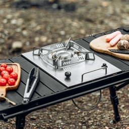 Outdoor Camping Adjustable Aluminum Alloy Folding Table Detachable Panel Barbecue Table IGT Table Mobile Kitchen Picnic Table
