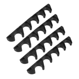 4pcs Chaise Adjustment Bracket Plastic Five-Gear Recliner Buckle For Outdoor Folding Lounge Chairs Patio Furniture Adjuster