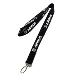Airbus AIRBUS metal buckle hanging rope, easy to pull buckle wide version work ID, crew chest card boarding pass