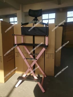 Outdoor Folding Chair Director Makeup Chair Leisure High Chairs Bar Seat Portable Aluminum Alloy Home Camping Beach Travel