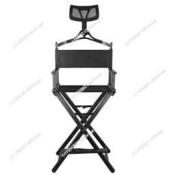 Outdoor Folding Chair Director Makeup Chair Leisure High Chairs Bar Seat Portable Aluminum Alloy Home Camping Beach Travel