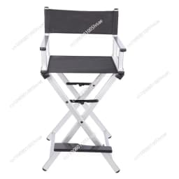Outdoor Folding Chair Director Makeup Chair Leisure High Chairs Bar Seat Portable Aluminum Alloy Home Camping Beach Travel