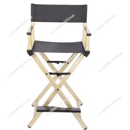 Outdoor Folding Chair Director Makeup Chair Leisure High Chairs Bar Seat Portable Aluminum Alloy Home Camping Beach Travel