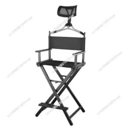 Outdoor Folding Chair Director Makeup Chair Leisure High Chairs Bar Seat Portable Aluminum Alloy Home Camping Beach Travel