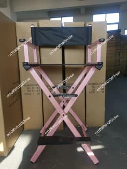 Outdoor Folding Chair Director Makeup Chair Leisure High Chairs Bar Seat Portable Aluminum Alloy Home Camping Beach Travel
