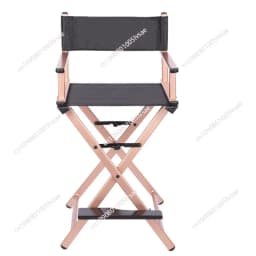 Outdoor Folding Chair Director Makeup Chair Leisure High Chairs Bar Seat Portable Aluminum Alloy Home Camping Beach Travel