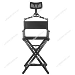 Outdoor Folding Chair Director Makeup Chair Leisure High Chairs Bar Seat Portable Aluminum Alloy Home Camping Beach Travel