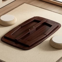 Mini Bamboo Bay Window Table, Foldable Desk, Tatami Coffee Stand, Zen Ground-Level Table, Multi-Function Study Desk