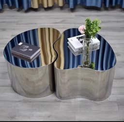 Metal Luxury Coffee Table Decoration Living Room Designer Side Table Moving Standing Nordic Couchtisch Lounge Suite Furniture