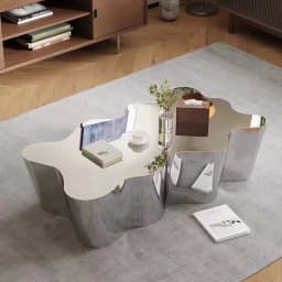 Metal Luxury Coffee Table Decoration Living Room Designer Side Table Moving Standing Nordic Couchtisch Lounge Suite Furniture