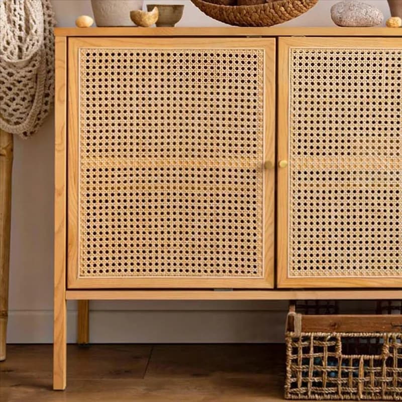 AA63 HOT DIY Rattan Webbing Rolls 16-Inch Width, 3.3 Ft Length - Ideal For Crafting Chairs And Decorative Cabinet Work