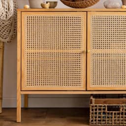 AA63 HOT DIY Rattan Webbing Rolls 16-Inch Width, 3.3 Ft Length - Ideal For Crafting Chairs And Decorative Cabinet Work