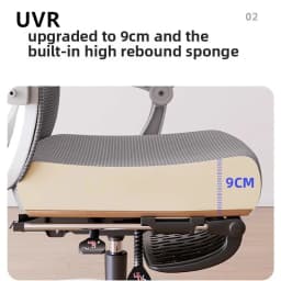 UVR Gaming Computer Chair Home Office Chair Ergonomic Design Reclining Armchair Furniture Lift Adjustable Athletic Chair