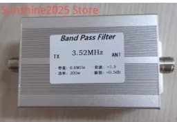 3.52MHz 80m Band M Female Seat Bandpass Filter BPF Anti-interference and Improve Sensitivity 200w